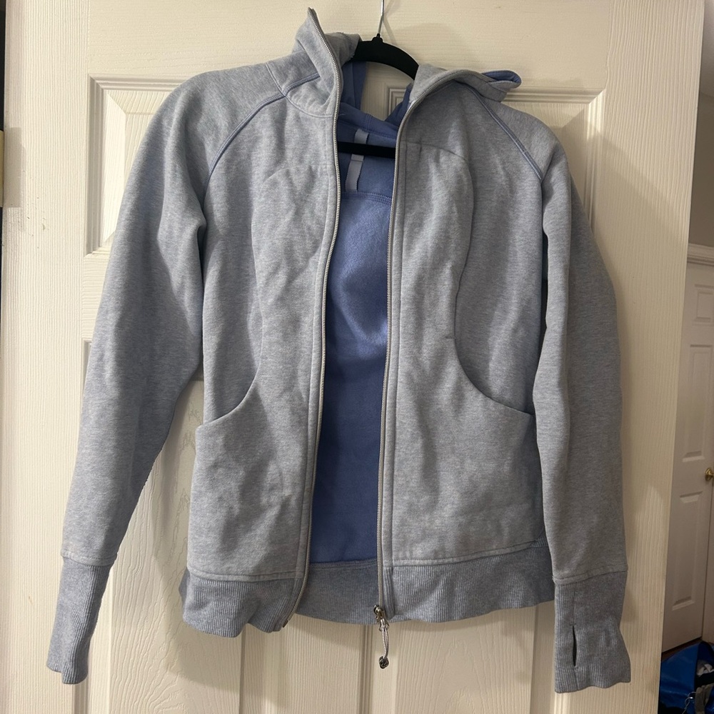 Lululemon Light Blue Zip-Up Jacket